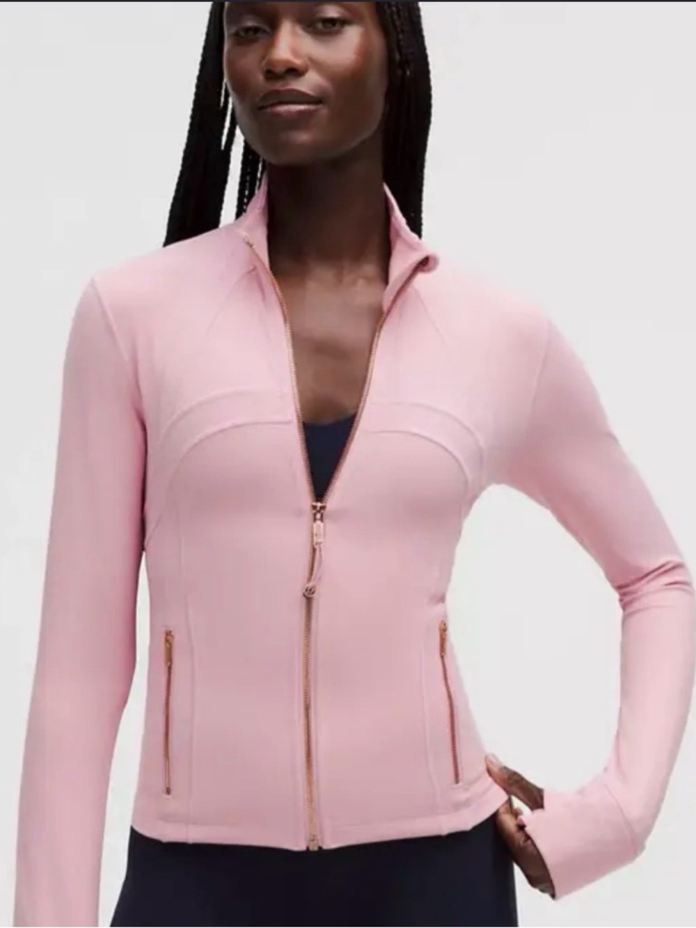 lululemon athletica Pink Bomber Jacket